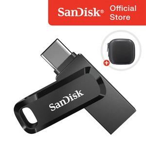 샌디스크 울트라 듀얼 고 C타입 USB 3.1 SDDDC3-G46 블랙 / USB 보관 케이스, 256GB