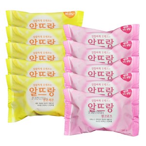 알뜨랑 비누 오리지널 140g 핑크 5개 + 옐로우 5개, 1세트