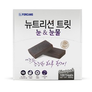 포켄스 뉴트리션 트릿 강아지 눈물 관절 피부 면역 영양제 100P, 1개