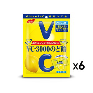 노벨 VC-3000 목캔디 레몬 90g x 6봉 (케이스판매), 6개