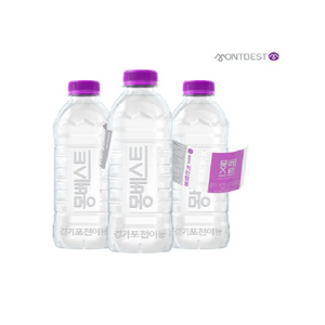 몽베스트 위드어스 무라벨 생수, 500ml, 20개