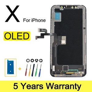 아이폰 X 11 12 프로 디스플레이에 대 한 100% 새로운 OLED Lcd Xs Xr 화면 테스트 좋은 터치에 공장 디스플레이에서 도매 가격 아이폰X가격