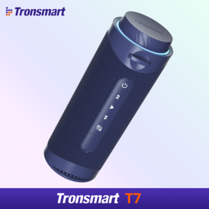Tronsmart T7 휴대용 블루투스 스피커 출력30W 12시간 IPX7 방수 캠핑 LED TWS, Blue, T7 Speaker
