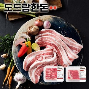 [G]도드람한돈 냉장 삼겹/목살 골라담기(500g 1팩), 삼겹살 구이용 500g, 500g, 1개