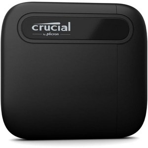 Cucial X6 2TB 휴대용 SSD 최대 800MB/s PC 및 Mac USB 3.2 USBC 외장형 솔리드 스테이트 드라이브 CT2000X6SSD9 블랙, 1TB_X6 - up to 800MB/s