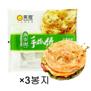 천구중국식품 선요우 충샹 쇼좌빙 중국전병 (450g), 450g, 3개