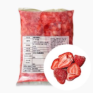 유천 냉동딸기 국산 (가당), 2kg[아이스박스포함], 1개, 2kg