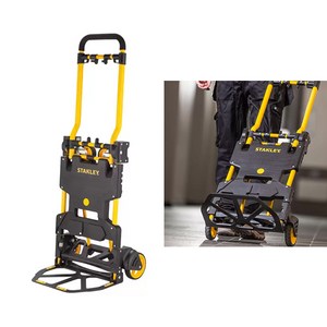 [코스트코] 2시이전주문당일발송/스탠리폴딩핸드트럭(변환 가능한 2-in1 ) 적재70kg ~137kg /3단높이조절 /가벼움 / 접이식 휠플랫폼 겸용 핸드트럭, 1개