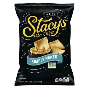 스테이시스 Baked Pita Chips Simply Naked, 1개, 793.8g