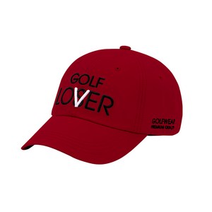 유니섹스 골프러버 소프트 볼캡_RED, VBB1UBC02CP_RED