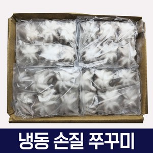 베트남산 냉동 손질쭈꾸미 2.16kg 박스 세척 식당 업소용, 10미, 1개