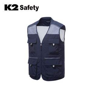 K2 Safety 21VE-613R (Navy) 메쉬조끼 사계절베스트 여름망사 멀티포켓 멀티조끼 베스트 작업복 근무복 워크웨어