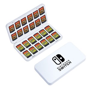 닌텐도 스위치 칩케이스 게임팩 카트리지 보관함, 1개, 닌텐도케이스(화이트)