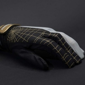 스파이더 그립 야구 수비장갑 우투 외야 내야 수비수 장갑, 화이트 골드