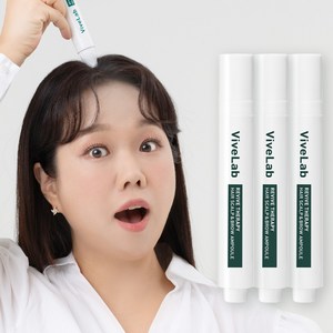 바이브랩 리바이브 테라피 헤어 스칼프 앤 브로우 앰플 15ml 두피 앰플, 3개