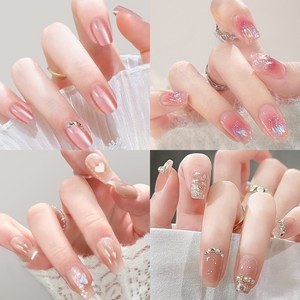 키스미스 네일아트 셀프 네일팁 인조손톱 4종타입 x 24p, 1개, 혼합색상 샤이니 시리즈