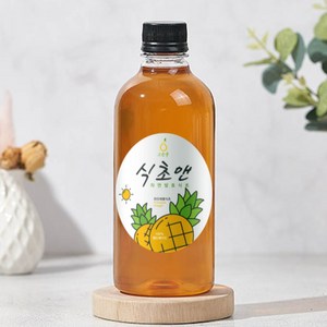 스윗쿡 식초앤 천연 자연 발효 파인애플식초 100% 무첨가, 1개, 500ml