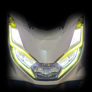 2021 혼다 PCX125 라이트필름 스티커 PCX 21년 튜닝용품 2022년, 2021 PCX, 골드(카멜레온), 1개