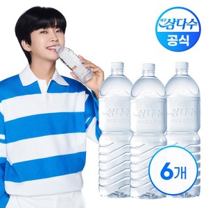 제주삼다수 그린 무라벨, 2L, 6개