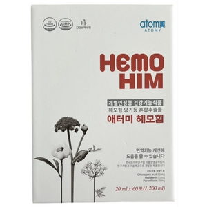 면역력 개선 증진 한약 추출물 애터미 헤모힘 20ml, 1.2L, 2개