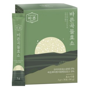 건강한약속 바른곡물효소 누룽지맛 30포, 90g, 1개