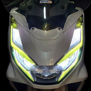 2021 혼다 PCX125 라이트필름 스티커 PCX 21년 튜닝용품 2022년, 2021 PCX, 옐로우, 1개