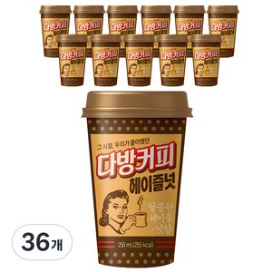 소와나무 다방 헤이즐넛 커피, 250ml, 36개