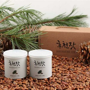 홍천 잣 국내산 백잣 2캔 명품 햇잣 견과류 (100g 2캔), 1개, 100g × 2캔(총200g)