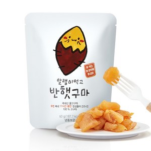 다모식품 해남 꿀 고구마 말랭이 60g, 20개