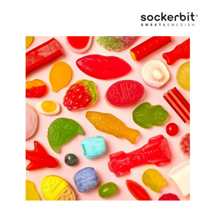 상품상세 참조 [Sockebit] 스웨덴 캔디 스웨디시 스위트&사워 젤리 믹스 Sockebit Swedish Candy Mix, 1개, 453g