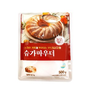 새롬식품 슈가파우더 마카롱 슈가파우다 쿠키 아이싱 베이킹재료 하나베이킹푸드, 1개, 500g