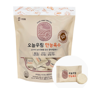 그램웰 오늘우림 만능육수 한알, 250g, 1개