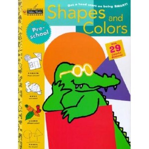 Shapes and Colos: Get a Head Stat on Being Smat With 29 Coloful Stickes, Golden Books