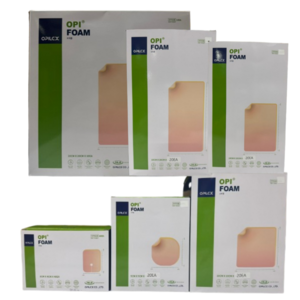 오피폼 폼드레싱 두꺼운 폼드레싱 5mm 진물 화상 습윤 의료용 상처밴드 욕창밴드 흡수밴드 5cm x 5cm 20매, 1개, 20개입