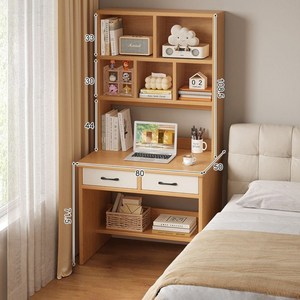 사무용책상 1인용 책상 학생 2색 600MM/800MM, 원목색