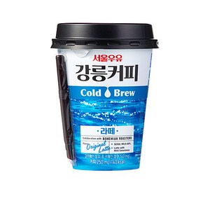 서울우유 강릉커피 라떼 250ml x 10 (아이스박스포장), 10개