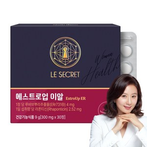 르시크릿 에스트로업 이알 루바브 여성갱년기 세트구성, 1박스, 30정