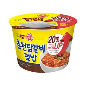 오뚜기 맛있는 컵밥 춘천닭갈비덮밥, 310g, 3개