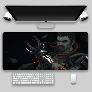 발로란트 마우스패드 컴퓨터 게이밍 장패드, 1개, 브리치