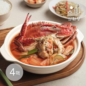 안원당 [안원당] 충청도식 꽃게탕(게국지) 550g x 4 (2.2Kg), 4개