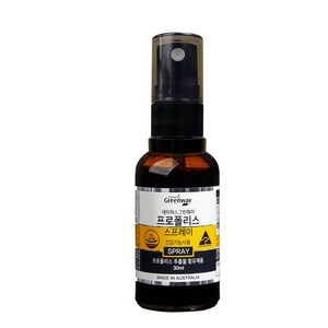 네이쳐스그린웨이 프로폴리스 스프레이 플라보노이드17mg 쏘밍, 1개, 30ml