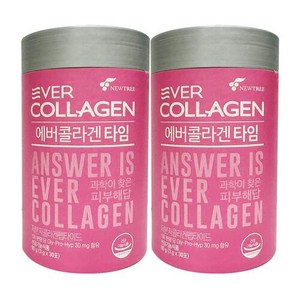 에버콜라겐 타임(1개월)+미니쇼핑백, 90g, 2개