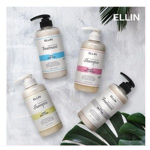 엘린 약산성 천연샴푸 트리트먼트 무실리콘 두피 비듬샴푸 임산부샴푸, 체리블라썸, 1개, 500ml