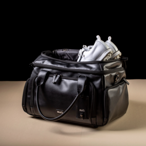 무클 컴팩트 골프 보스턴백 신발수납 보스턴가방 기능성 필드용 라운딩 캐리어결합, 블랙