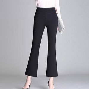 다몬딱 여자바지 스판 부츠컷 팬츠 여자여름바지 밴딩바지
