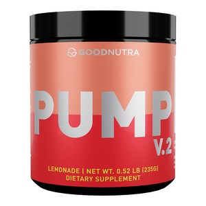 GOODNUTRA PUMP V2 // 부스터 아르기닌 운동 전 운동능력 상승 체력 증진 20서빙, 1개, 20정