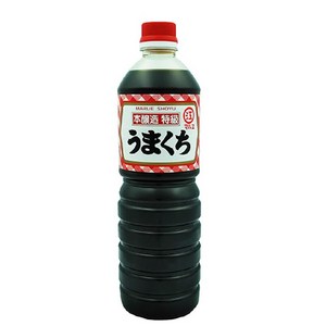마루에 규슈 단맛 특급 우마구치 일본 양조 간장, 1개, 1L