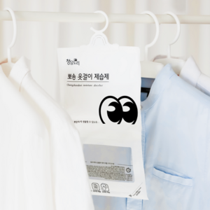 청담도리 뽀송 옷걸이형 제습제 옷장 옷걸이 습기제거제 제습 5개, 150g