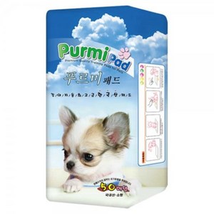 푸르미 강아지 배변 패드 베이비파우더향 50매, 1개