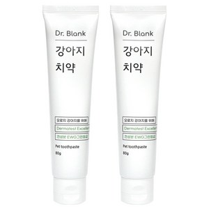 닥터블랭크 강아지 바르는 치약 닭고기맛, 80g, 2개